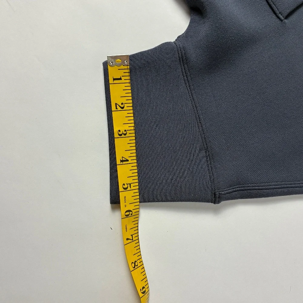 Spanx AirEssentials Cropped Tee Small – Smoke Gray - Picture 6 of 7